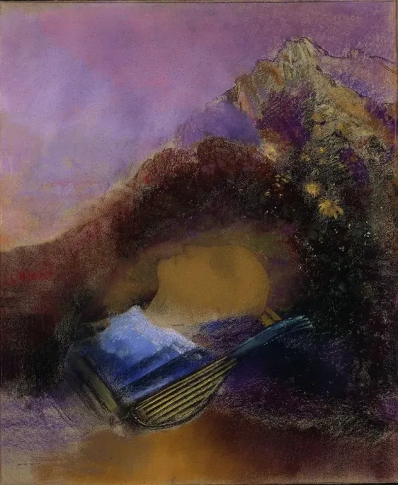 Framed Print : Orpheus, c. 1903-1910. Creator: Odilon Redon (French, 1840-1916) Framed Print : Orpheus, c. 1903-1910. Creator: Odilon Redon (French, 1840-1916)