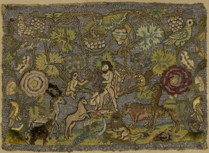 Framed Print : Orpheus Charming the Animals, England, first half 17th century. Creator: Unknown Framed Print : Orpheus Charming the Animals, England, first half 17th century. Creator: Unknown