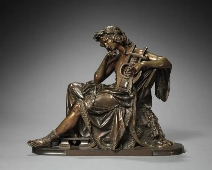 Framed Print : Orpheus, early 1860s. Creator: Albert-Ernest Carrier-Belleuse (French, 1824-1887) Framed Print : Orpheus, early 1860s. Creator: Albert-Ernest Carrier-Belleuse (French, 1824-1887)