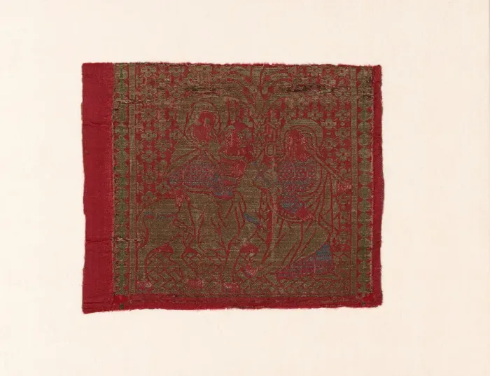 Framed Print : Orphrey Fragment, Florence, 1450 / 1500. Creator: Unknown Framed Print : Orphrey Fragment, Florence, 1450 / 1500. Creator: Unknown