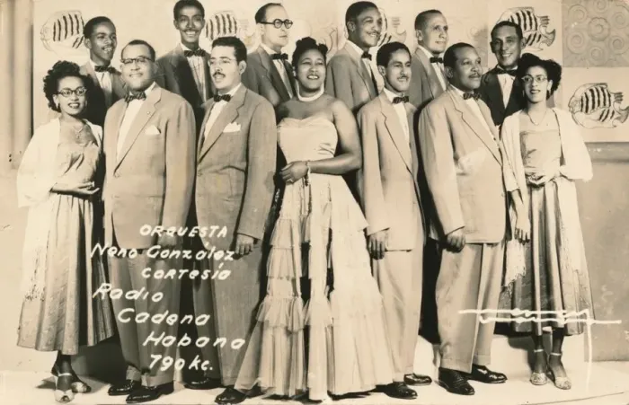 Framed Print : Orquesta: Neno Gonzalez Cortesia - Radio Cadena Habana, c1910 Framed Print : Orquesta: Neno Gonzalez Cortesia - Radio Cadena Habana, c1910