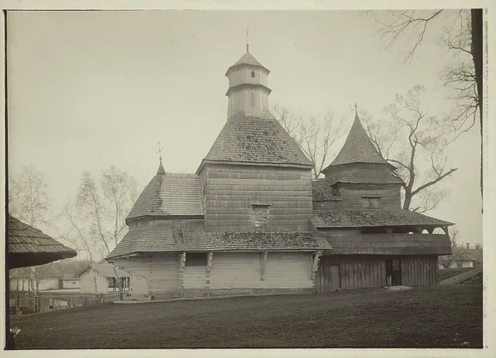 Framed Print : Orthodox Church of the Holy Cross - view from the north, Drohobych, between 1910-1914. Creator: Unknown Framed Print : Orthodox Church of the Holy Cross - view from the north, Drohobych, between 1910-1914. Creator: Unknown