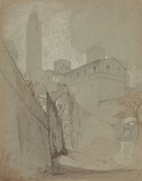 Orvieto, c. 1890. Creator: Elihu Vedder