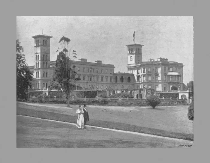 Framed Print : Osborne House, I. O. W. C1900. Artist: A Debenham Framed Print : Osborne House, I. O. W. C1900. Artist: A Debenham