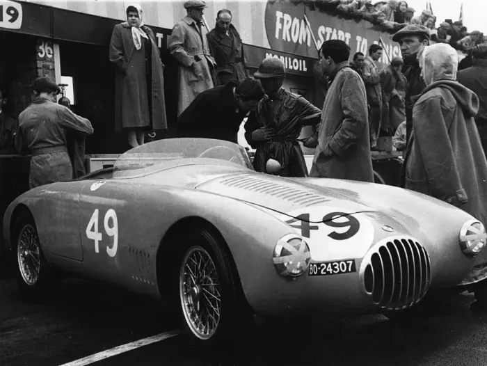 Framed Print : OSCA, 1954 Daily Express Trophy, Silverstone. Creator: Unknown Framed Print : OSCA, 1954 Daily Express Trophy, Silverstone. Creator: Unknown