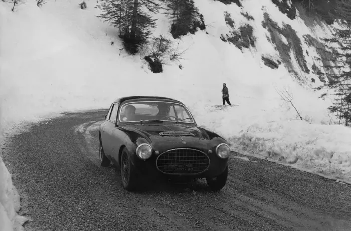 Framed Print : OSCA 1954 Lyon-Charbonnieres rally, winner Laroche-Radix. Creator: Unknown Framed Print : OSCA 1954 Lyon-Charbonnieres rally, winner Laroche-Radix. Creator: Unknown