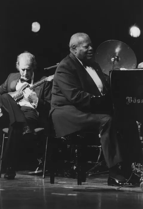 Framed Print : Oscar Peterson, North Sea Jazz Festival, Netherlands, 1995. Creator: Brian Foskett Framed Print : Oscar Peterson, North Sea Jazz Festival, Netherlands, 1995. Creator: Brian Foskett