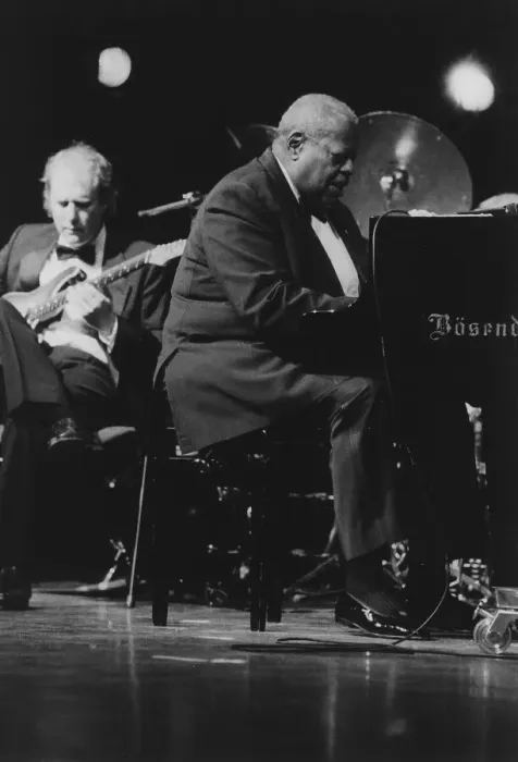Framed Print : Oscar Peterson, North Sea Jazz Festival, Netherlands, 1995. Creator: Brian Foskett Framed Print : Oscar Peterson, North Sea Jazz Festival, Netherlands, 1995. Creator: Brian Foskett