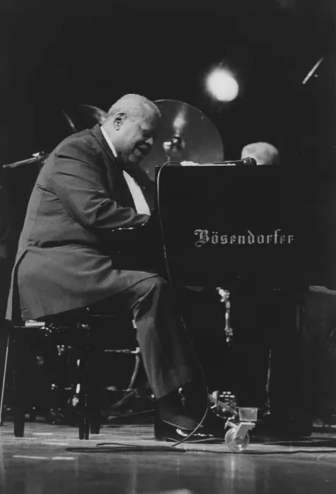 Framed Print : Oscar Peterson, North Sea Jazz Festival, Netherlands, 1995. Creator: Brian Foskett Framed Print : Oscar Peterson, North Sea Jazz Festival, Netherlands, 1995. Creator: Brian Foskett