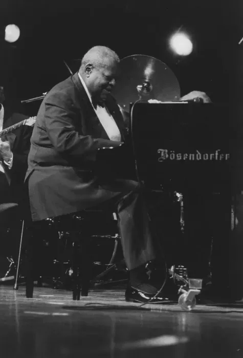 Framed Print : Oscar Peterson, North Sea Jazz Festival, Netherlands, 1995. Creator: Brian Foskett Framed Print : Oscar Peterson, North Sea Jazz Festival, Netherlands, 1995. Creator: Brian Foskett