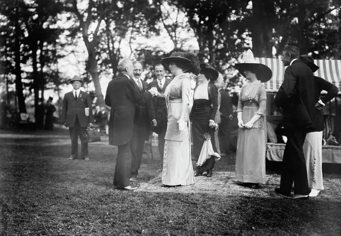 Framed Print : Oscar Straus at B. Cochran's [i.e. Cockran], 1912. Creator: Bain News Service