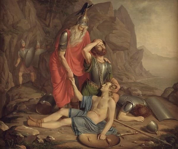 Oscar's death, 1828. Creator: Frederik Ludvig Storch