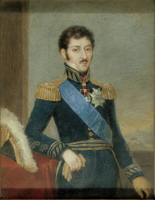 Framed Print : Oskar I as crown prince. Creator: Lorentz Svensson Sparrgren Framed Print : Oskar I as crown prince. Creator: Lorentz Svensson Sparrgren