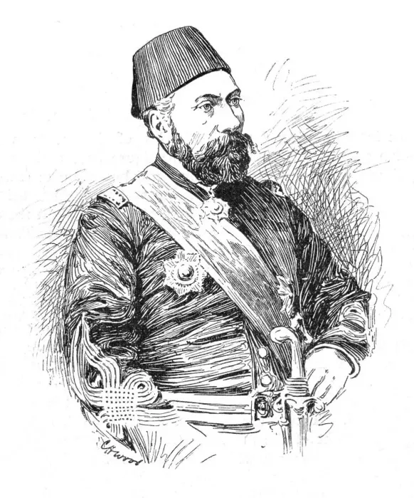 Framed Print : Osman Pasha, 1902. Artist: Charles Haigh Wood Framed Print : Osman Pasha, 1902. Artist: Charles Haigh Wood