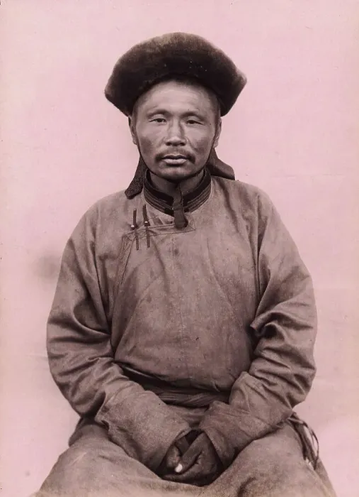 Framed Print : Ossur. A Todzhin Man, 32 Years Old. Ii River, 1897. Creator: Unknown Framed Print : Ossur. A Todzhin Man, 32 Years Old. Ii River, 1897. Creator: Unknown