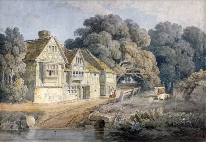 Framed Print : The Ost House at Hastings, Sussex, 19th century Framed Print : The Ost House at Hastings, Sussex, 19th century