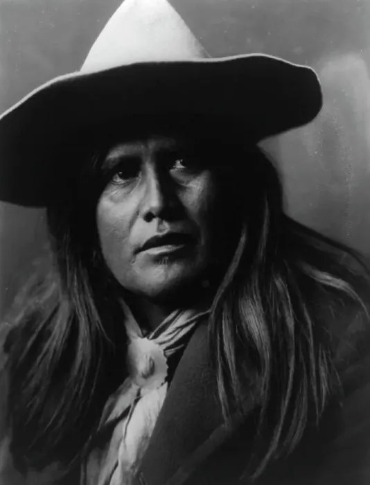 Framed Print : An Ostoho Cow Boy-Apache, c1903. Creator: Edward Sheriff Curtis Framed Print : An Ostoho Cow Boy-Apache, c1903. Creator: Edward Sheriff Curtis