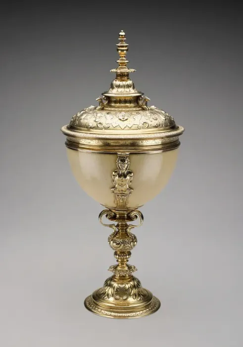 Framed Print : Ostrich Cup, London, 1590. Creator: John Spilman Framed Print : Ostrich Cup, London, 1590. Creator: John Spilman