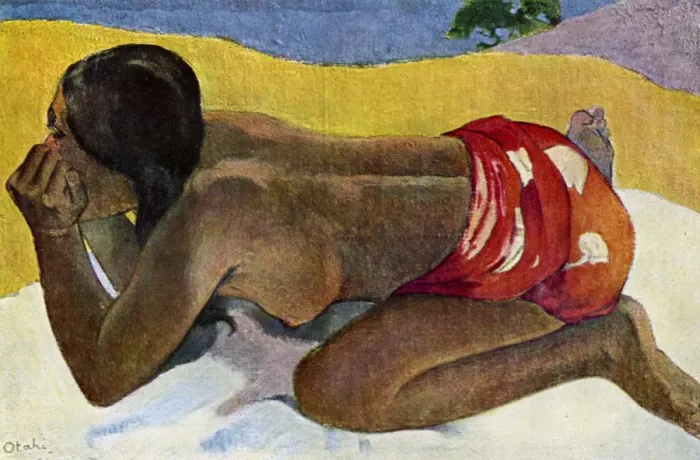 Framed Print : Otahi (Alone), 1893 (1939). Artist: Paul Gauguin Framed Print : Otahi (Alone), 1893 (1939). Artist: Paul Gauguin