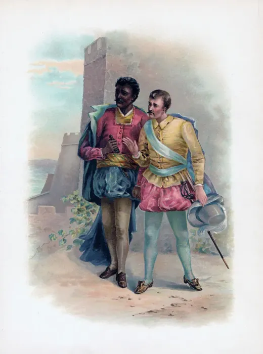 Framed Print : Othello and Iago, 1891 Framed Print : Othello and Iago, 1891