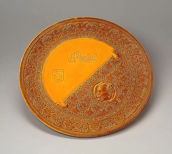 Othello Plaque, 1884. Creators: Rookwood Pottery, J.C. Meyenberg