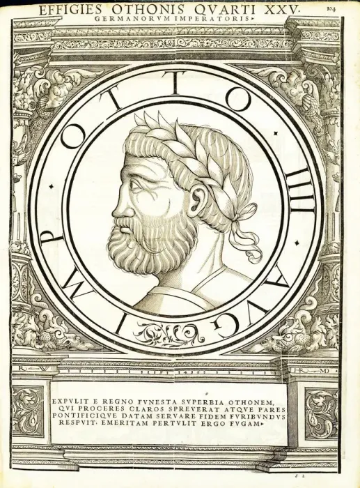Framed Print : Otho IIII (1175 - 1218), 1559 Framed Print : Otho IIII (1175 - 1218), 1559