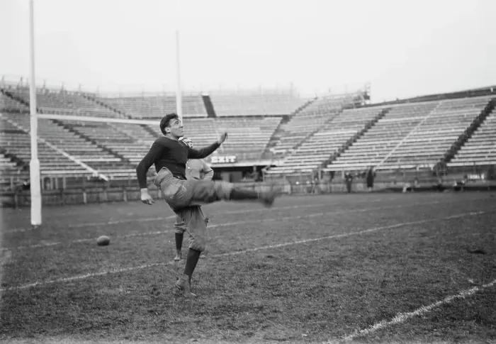 Framed Print : Otis Love Guernsey, football player and squash tennis player at Yale University, 1915. Creator: Bain News Service Framed Print : Otis Love Guernsey, football player and squash tennis player at Yale University, 1915. Creator: Bain News Service