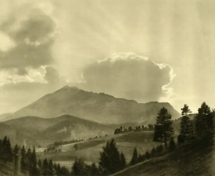 Framed Print : The Otscher, Lower Austria, c1935. Creator: Unknown Framed Print : The Otscher, Lower Austria, c1935. Creator: Unknown