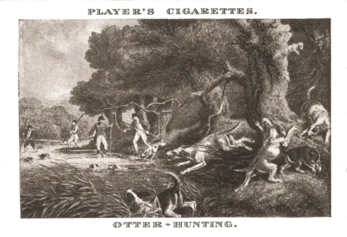 Framed Print : Otter-Hunting, (1924). Creator: Unknown Framed Print : Otter-Hunting, (1924). Creator: Unknown