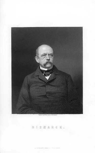 Otto von Bismarck, Duke of Lauenburg, German statesman, 1893. Artist: W Holl