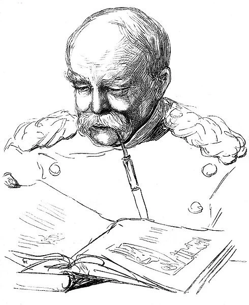 Otto von Bismark, German statesman, 1877. Artist: A von Werner