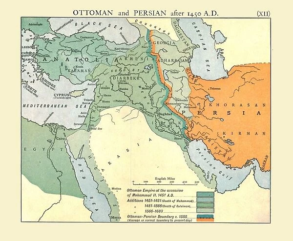Ottoman and Persian, after 1450 A.D. c1915. Creator: Emery Walker Ltd