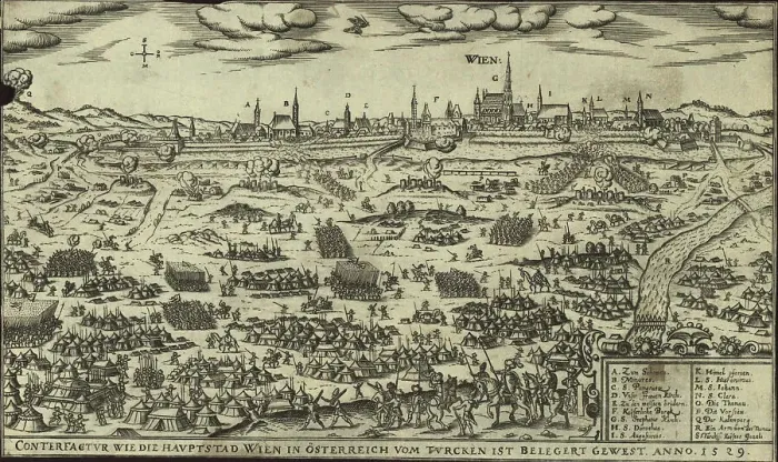 Framed Print : The Ottoman Siege of Vienna in 1529, c1600. Creator: Siebmacher, Johann (1561-1612) Framed Print : The Ottoman Siege of Vienna in 1529, c1600. Creator: Siebmacher, Johann (1561-1612)