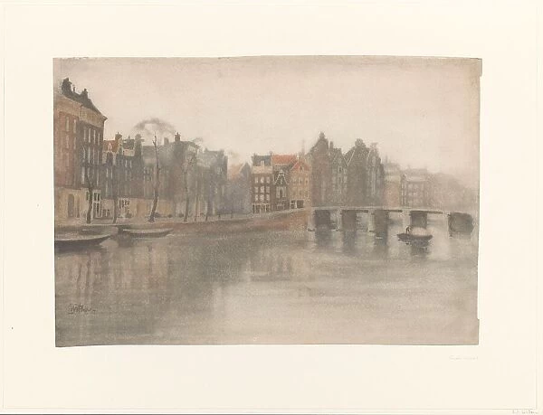 The Oude Waal in Amsterdam, 1870-1923. Creator: Willem Witsen