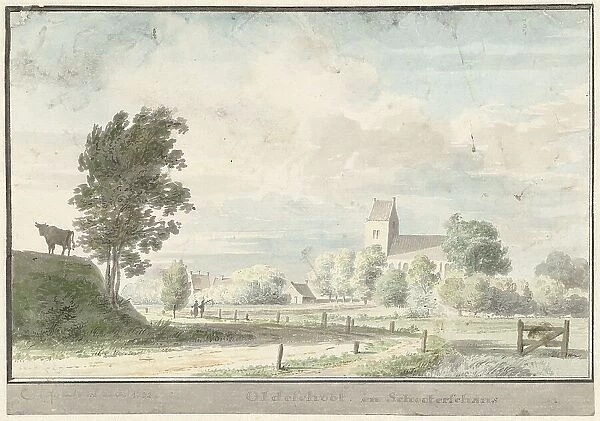 Oudeschoot and the Schooterschans, 1732. Creator: Cornelis Pronk