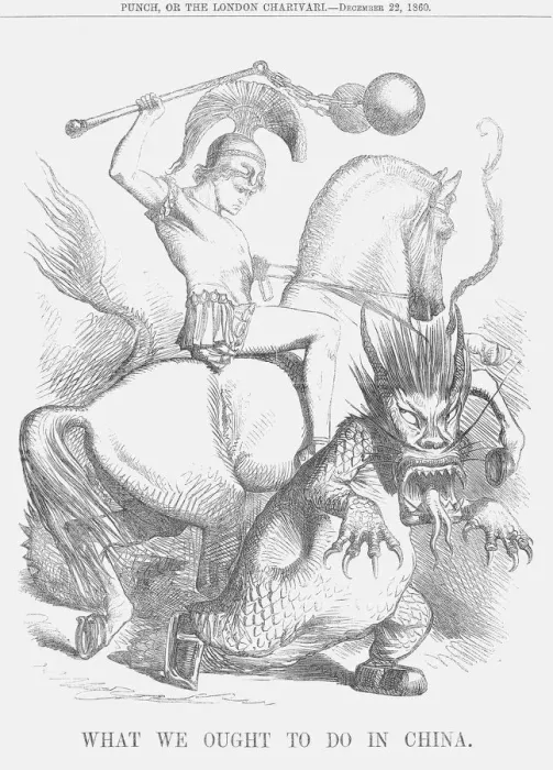 Framed Print : What we Ought to do in China, 1860 Framed Print : What we Ought to do in China, 1860