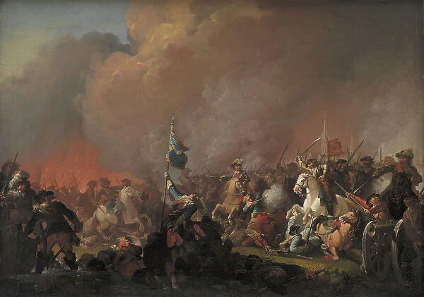 The outcome at Amager 1658 during the Swedish War 1657-60, 1791. Creator: Christian August Lorentzen