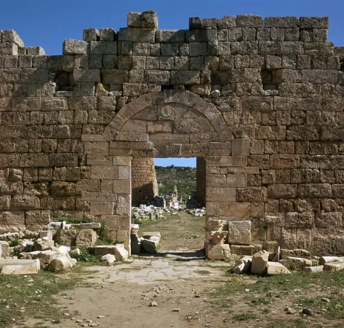 Framed Print : Outer gate of the ancient city of Perga, 2nd century Framed Print : Outer gate of the ancient city of Perga, 2nd century