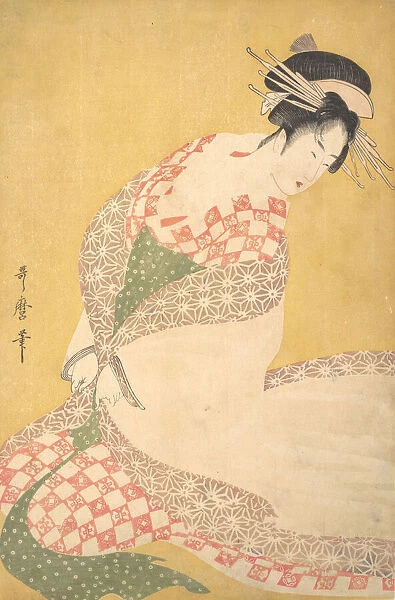 The Outer Robe, ca. 1795. Creator: Kitagawa Utamaro