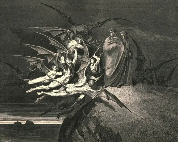 Framed Print : Be none of you outrageous, c1890. Creator: Gustave Doré Framed Print : Be none of you outrageous, c1890. Creator: Gustave Doré