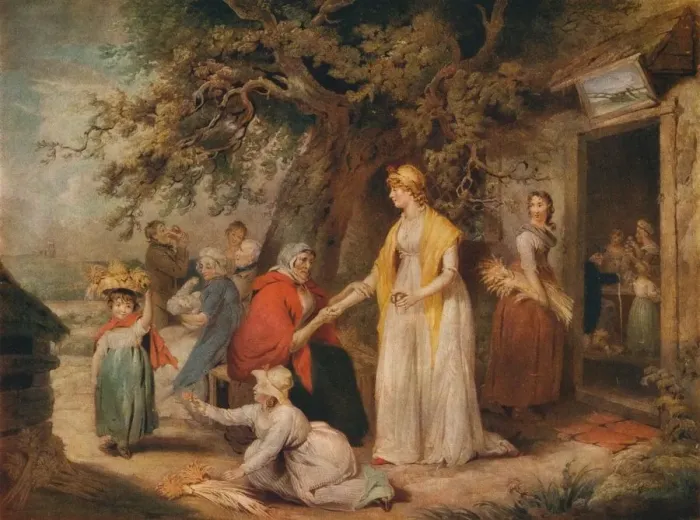 Framed Print : Outside a Country Alehouse, c18th century. Artist: William Ward Framed Print : Outside a Country Alehouse, c18th century. Artist: William Ward