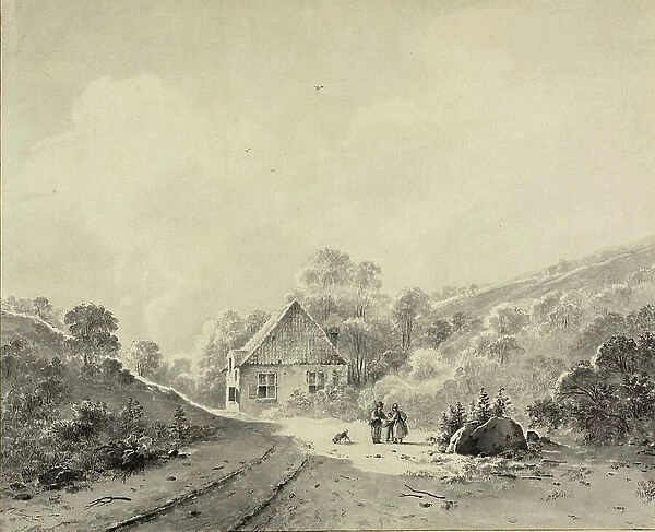 Outside of Haarlem, 1833. Creator: Jan Pieter Waterloo
