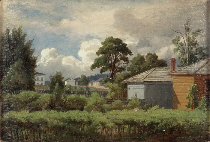 Framed Print : From the outskirts of Porvoo, 1870-1879. Creator: Johan Knutson Framed Print : From the outskirts of Porvoo, 1870-1879. Creator: Johan Knutson