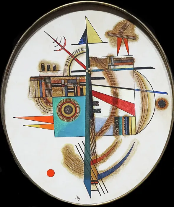 Framed Print : Oval n°2, 1925. Creator: Kandinsky, Wassily Vasilyevich (1866-1944) Framed Print : Oval n°2, 1925. Creator: Kandinsky, Wassily Vasilyevich (1866-1944)