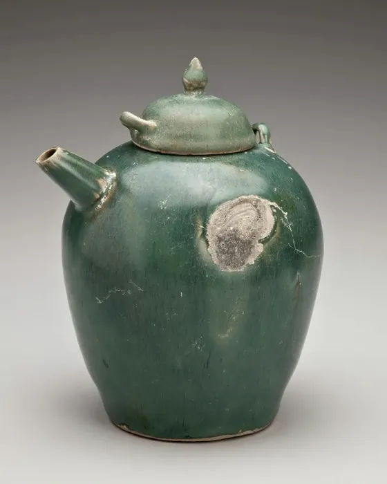 Framed Print : Oval-shaped ewer with lid, 800s. Creator: Unknown Framed Print : Oval-shaped ewer with lid, 800s. Creator: Unknown