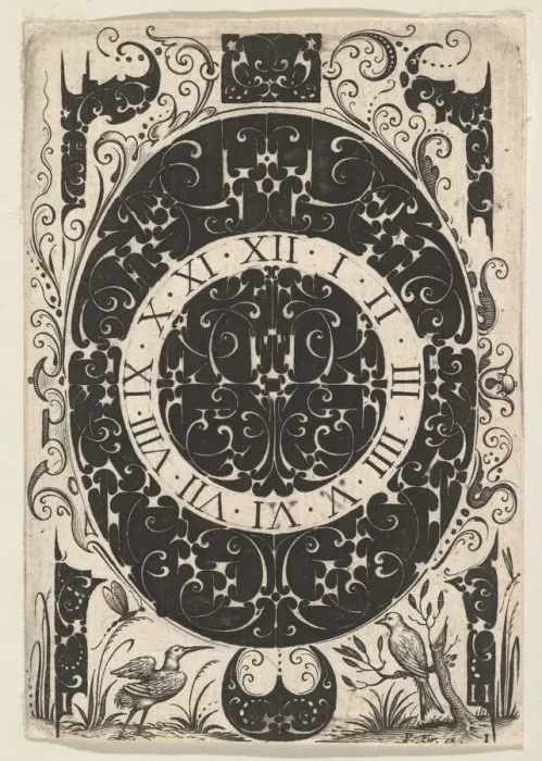 Framed Print : Oval Watchcase with Birds and Smaller Motifs, ca. 1614-19. Creator: Jacques Hurtu Framed Print : Oval Watchcase with Birds and Smaller Motifs, ca. 1614-19. Creator: Jacques Hurtu