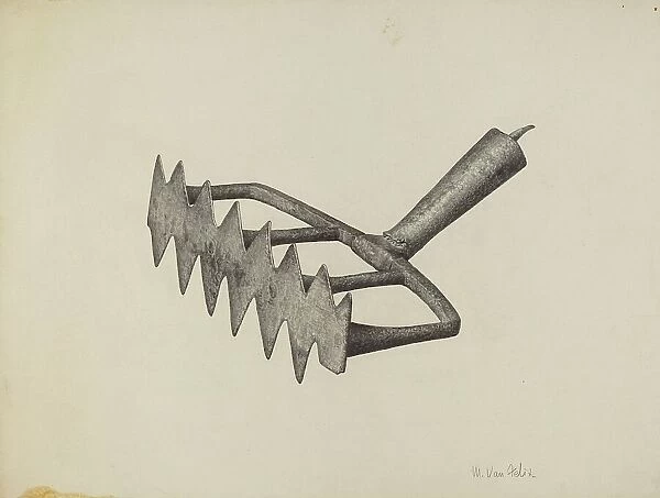 Oven Scraper, c. 1940. Creator: Maurice Van Felix