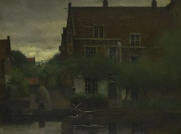 Framed Print : Overcast Day, 1885-1900. Creator: Johann Eduard Karsen Framed Print : Overcast Day, 1885-1900. Creator: Johann Eduard Karsen