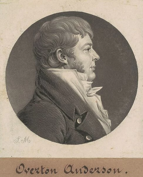 Overton Anderson, 1808. Creator: Charles Balthazar Julien Fevret de Saint-Memin