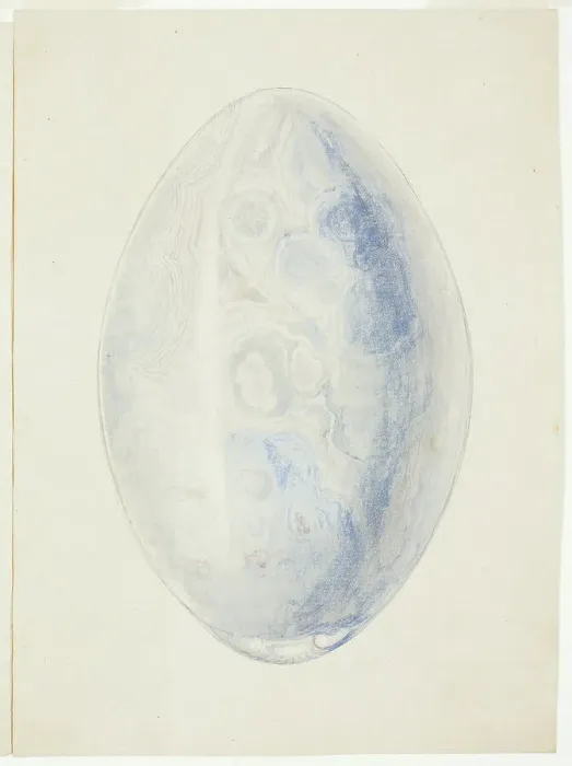 Framed Print : Overview of Oval Shell Stone, n.d. Creator: Giuseppe Grisoni Framed Print : Overview of Oval Shell Stone, n.d. Creator: Giuseppe Grisoni